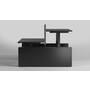 Vicino Duo HS zwart inclusief schuif frame 1000-1500mm.