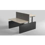 Vicino Duo HS zwart inclusief schuif frame 1000-1500mm.