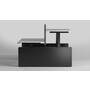 Vicino Duo HS zwart inclusief schuif frame 1000-1500mm.