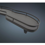 Lemans II ARENA STYLE links deur 450mm antr/antr soft close