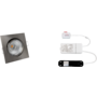 8x Vierk. RVS- Look+8x powerled 7W+8x verl+driver