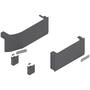 Set afdekkappen AVENTOS HK top, donker grijs