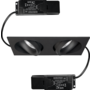 Cádiz Duo kantelbare inbouwspot zwart + Triac driver