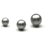 Knop diameter 20mm aluminium mat, hoogte 22mm