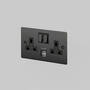 2G Socket + USB 3.1A/Black
