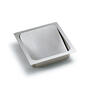 Afvaldoorlaat 170x170mm RVS mat met soft close deksel