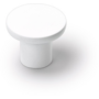 Knop DISC mat wit 28mm