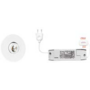 2x Monza rond  wit + 2 x verlengsnoer + Driver