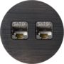Rond 2.0 Multifit Data port  2 Keystones- s. trim - de fusil