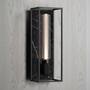 Caged Wall Light/Large/Black Marble