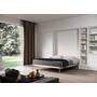 Opklapbed verticaal 93x202cm smalle naad, matras 90x200cm