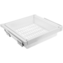 Garderobemand, metaal, 800 mm SOFT-CLOSE, Wit