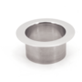 Afvaldoorlaat rond RVS glanzend, boormaat 58mm, geen deksel