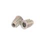 Rampabus conisch M6/12,5x16mm met rand, geel verzinkt, SW6