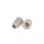 Rampabus conisch M6/12,5x16mm met rand, geel verzinkt, SW6