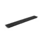 Luchtrooster aluminium mat zwart 400x60mm