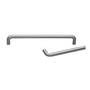 Greep 12x448mm recht RVS geborsteld, totale lengte 460mm
