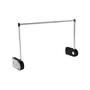 Kledinglift elektrisch zwart-daalt 70cm-kast 60-90cm breed