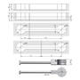 Bladverbinder Quick 150mm, boring 35mm, VE=150
