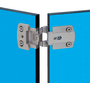 Scharnier voor volkern deur opleg 13mm, deurdikte 10-13mm
