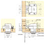 Drukknop glans chroom met rozet glans chroom