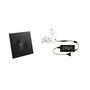 2x Monza vierkant zwart +2x verlengs + MC-Easy + Driver 24W