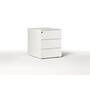 Ladeblok OBK verrijdbaar, met 3 gelijke lades wit