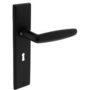 Deurkruk Sophie met schild 181x41x7mm sleutelgat 56mm