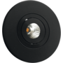 Losse spot Monza COB inbouw rond zwart kantelbaar 2700K