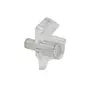 Glasplankdrager met vergrendeling stift 5mm, glasklaar