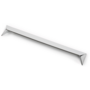 Greep POST glans chroom 149x31x20mm, hartmaat 128mm