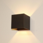 Wandlamp Madrid up/down zwart