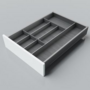 Bestekindeling houtdecor voor LEGRABOX C400-550, D 65cm, set