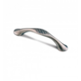 Greep RUSTIC 737 geborsteld nikkel 178x22mm, hartmaat 128mm