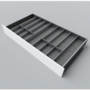 Bestekindeling houtdecorvoor LEGRABOXC950-1200, D 55cm,