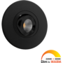 2x Monza rond zwart DTW 3000K-2200K+ 2x verl +ZigBee