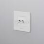 1G Double Toggle Switch/White