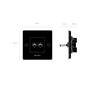 1G Double Toggle Switch/White