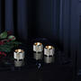 Tealight Candle Holder/Triple/Brass