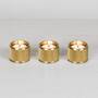 Tealight Candle Holder/Triple/Brass