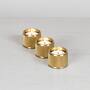 Tealight Candle Holder/Triple/Brass