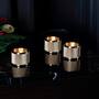 Tealight Candle Holder/Triple/Brass