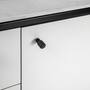Furniture Knob/Cast/Set Of 2/Welders Black
