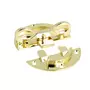 Bladverbinder rond 60mm, dikte 1,5mm vermessingd