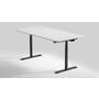 Workdesk Round voor bladmaat van 1200-1800mm , wit