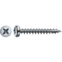 Spax bolkop kruiskop 3,5x20 CK verzinkt voldraad VE= 1000 st