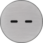 Rond 2.0 USB-C 2X (30W) - t.less - brushed nickel