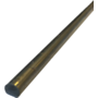 Espagnoletstang 6mm, lengte 1000mm vernikkeld