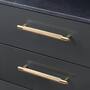 Pull Bar/Cross/Medium 260Mm/Brass