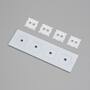 4G Wall Plate/Horizontal/White